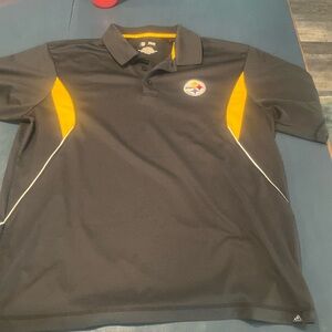 Steelers collard polo size XL